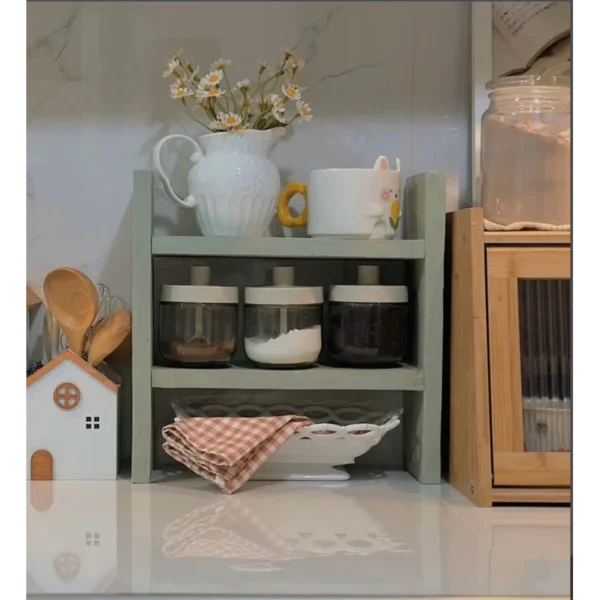 2 layer Space Saver Kitchen Shelf (Juancho) - Image 9